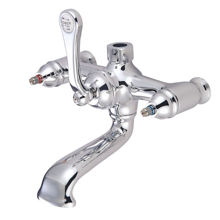 Kingston Brass Tub Faucet Body, Polished Chrome, Wall; Deck ABT100-1
